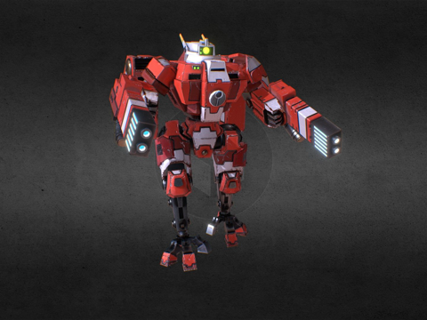  钛族危机装甲3d模型 