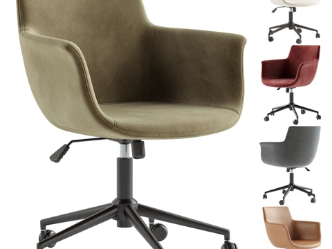  博特加办公扶手椅3d模型 