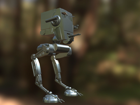  星球大战ATST步行战车3d模型 