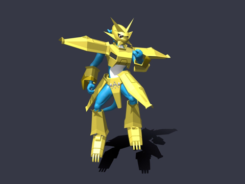  玛格纳兽3d模型 