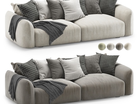  Risvol沙发3d模型 