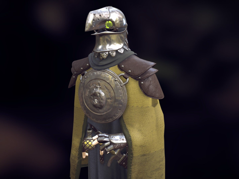  瘟疫头盔3d模型 