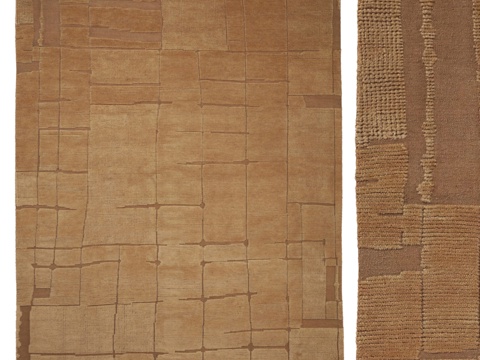  Loloi 沃克金手工编织地毯3d模型 