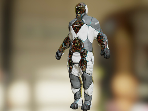  程序化硬表面建模测试10.0473d模型 