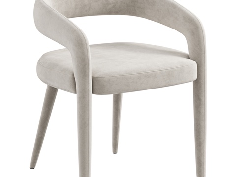  CB2 Lisette餐椅3d模型 