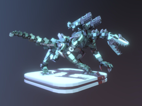  雷克斯X巨型机器人3d模型 