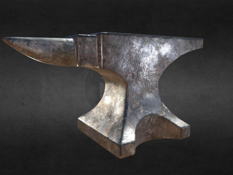  铁匠铁砧3d模型 