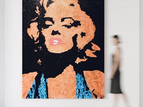  现代挂画 装饰画 客厅挂画 玄关挂画 书房挂画 抽象挂画3d模型 