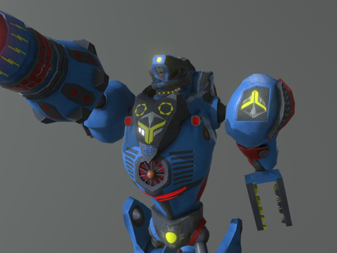  贝塔玩具机器人3d模型 