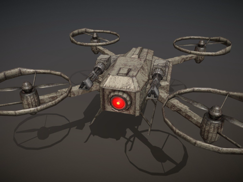  末日无人机3d模型 