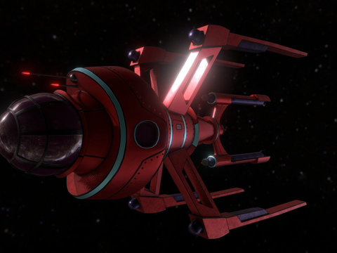  星际漫游者麦克斯韦飞船3d模型 