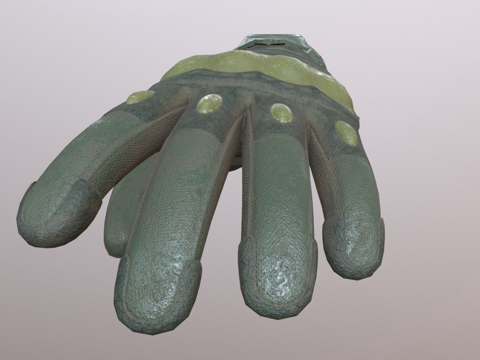  战术手套53d模型 