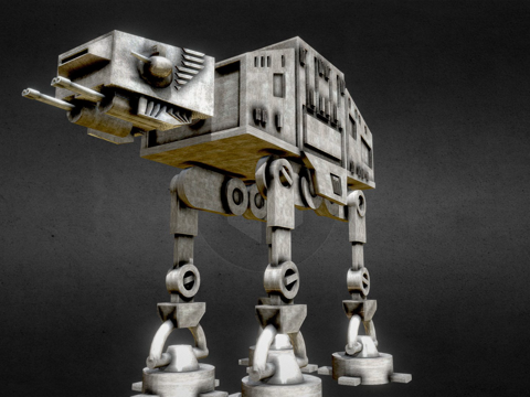  ATAT步行者星球大战3d模型 