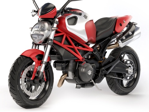  杜卡迪Monster 7963d模型 