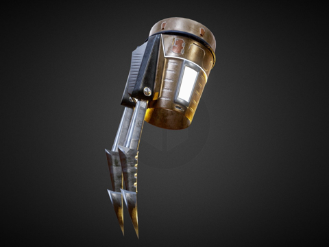  幸存者雄狮掠食者刀刃3d模型 