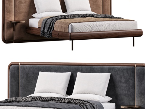  Porada品牌Killian床3d模型 