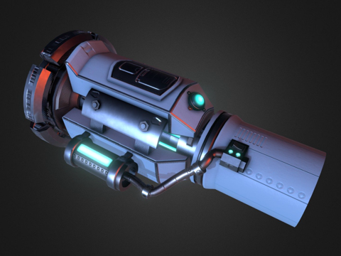  球体合成器3d模型 