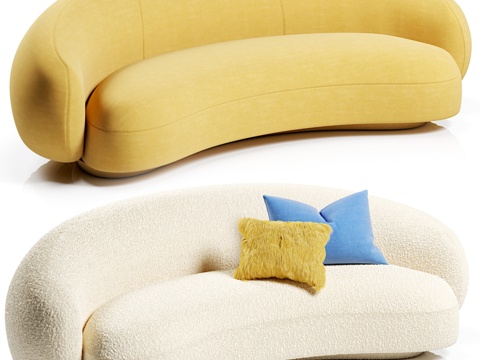  塔奇尼Julep沙发3d模型 