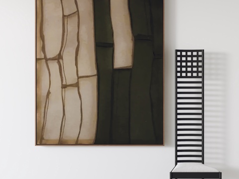  现代挂画 装饰画 客厅挂画 玄关挂画 书房挂画 抽象挂画3d模型 