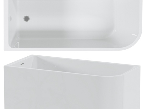  Acrylic Corner Bath Belbagno B3d模型 