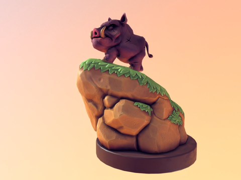  爪哇利伯3d模型 