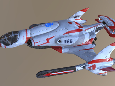  UFO攻击者3d模型 