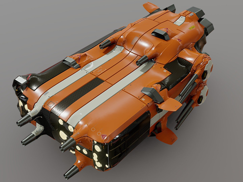  程序化硬表面建模测试9.7613d模型 