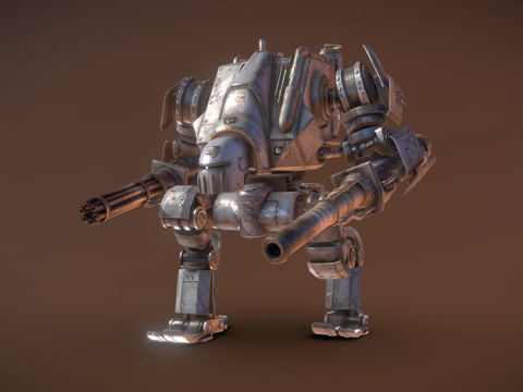  柴油泰坦3d模型 