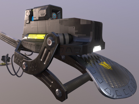  生物界面战术平台AB101X3d模型 