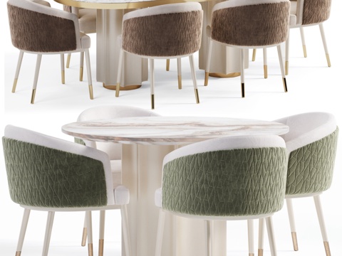  蒂尔椅与赛普桌3d模型 