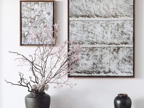  现代挂画 装饰画 客厅挂画 玄关挂画 书房挂画 抽象挂画3d模型 