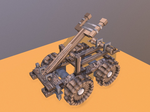  投石机3d模型 