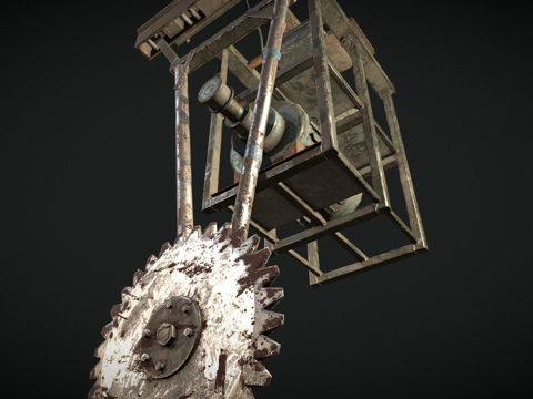  酷刑机器锯3d模型 