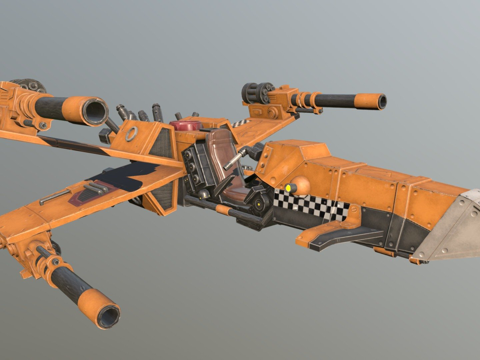  战锤兽人X翼3d模型 