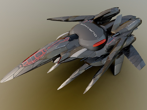  程序化硬表面建模测试10.0353d模型 