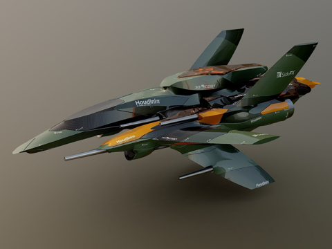  程序化硬表面建模测试10.027asaito13d模型 