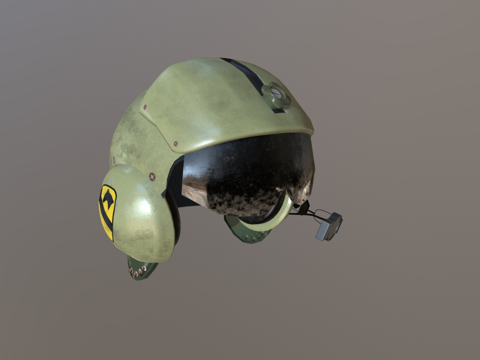  越南头盔3d模型 