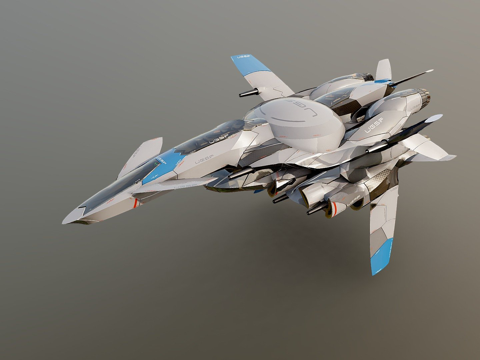  程序化硬表面建模测试10.0343d模型 