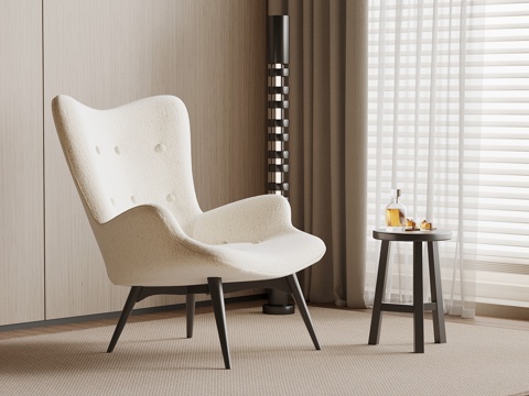  现代休闲椅 沙发椅3d模型 