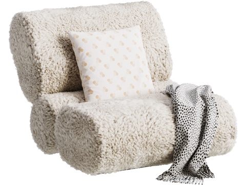  Roller扶手椅3d模型 