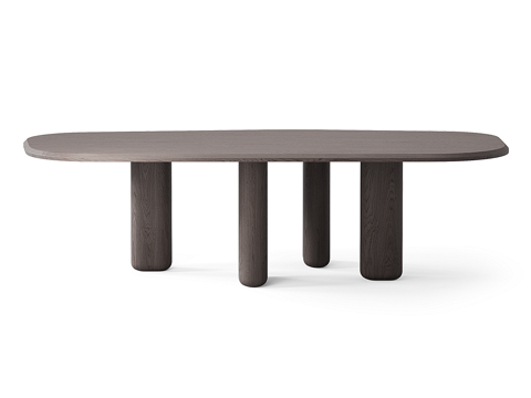  北欧简约餐桌  餐桌 简约餐桌 方形餐桌 桌子 木质餐桌3d模型 