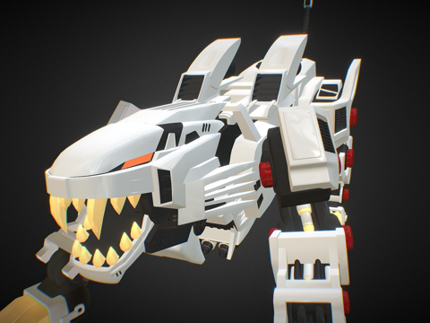 零式长牙狮3d模型