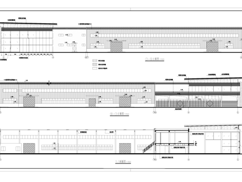  汽车4S店展厅修车库建筑CAD施工图cad施工图 