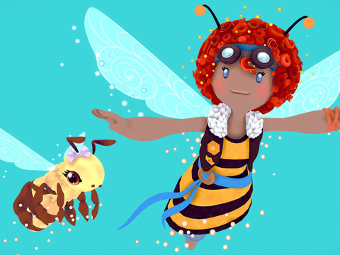  蜜蜂仙子3d模型 