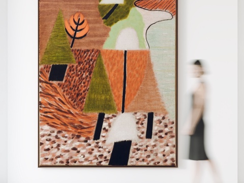  现代挂画 装饰画 客厅挂画 玄关挂画 书房挂画 抽象挂画3d模型 