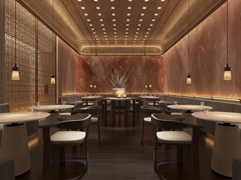 高档餐厅会所   最新全套施工图合集cad施工图