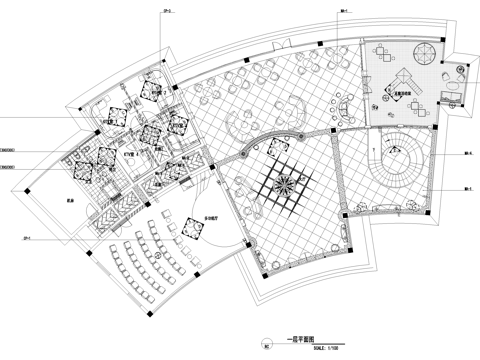 私人会所平面图 棋牌室 KTV包厢 台球室乒乓球室 CADcad施工图 