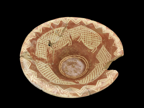  前王朝C型河马纹碗3d模型 