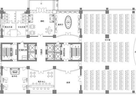  办公室 会议室 最新平面施工图合集cad施工图 