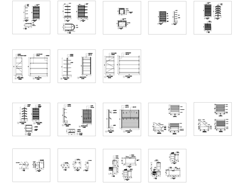 超市货架蔬果架收款机闸机大样详图CAD施工图cad施工图